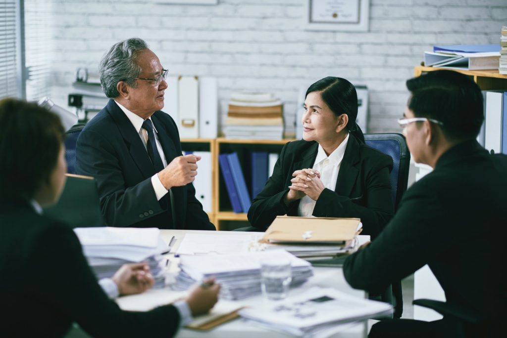 Meeting of lawyers